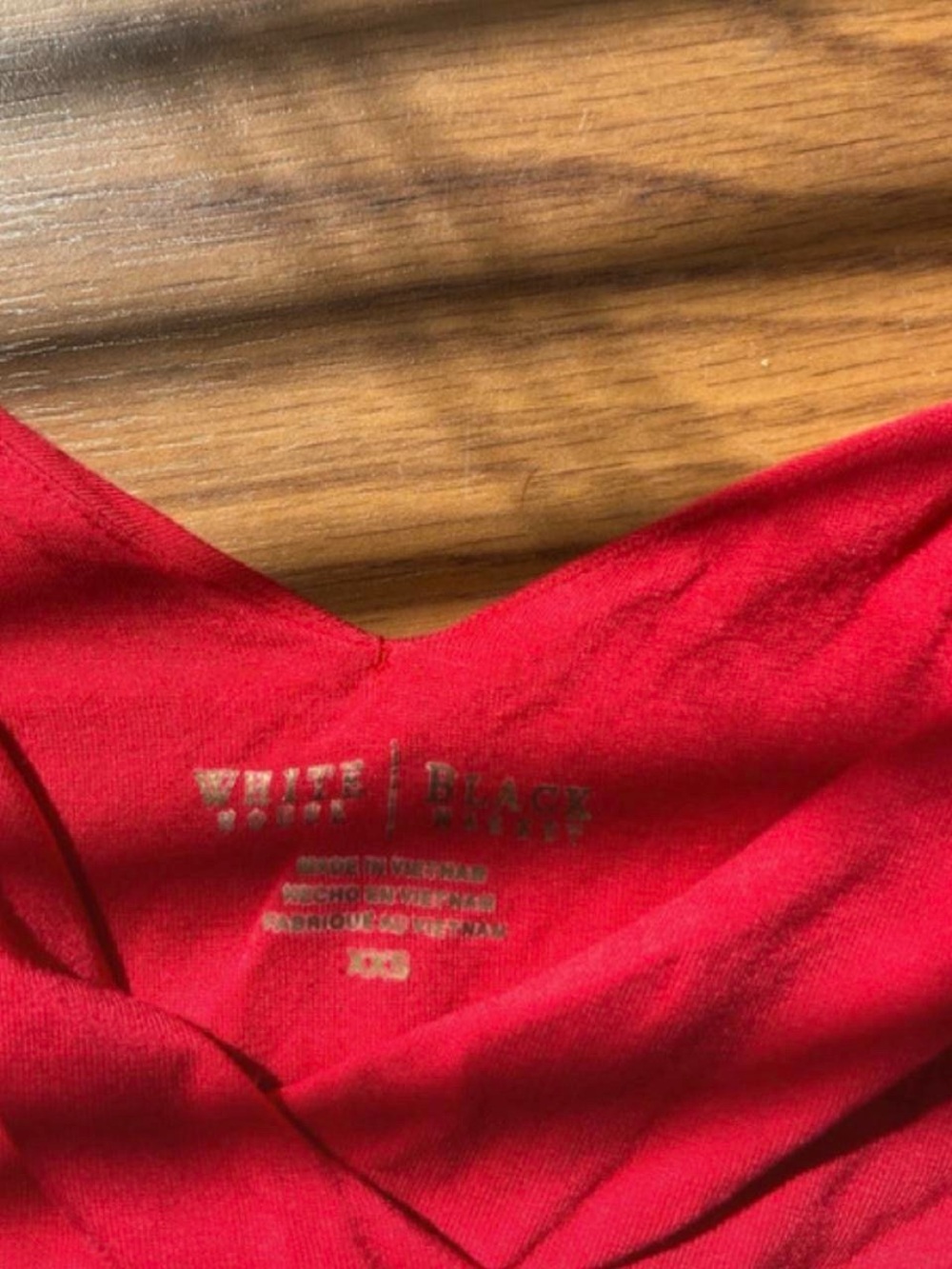 Off-Shoulder Ruched Red Women's Top - Picture 4 of 4